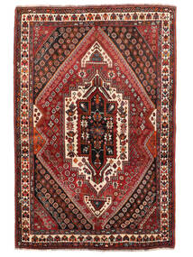  162X240 Ghashghai Fine Teppe Mørk Rød/Svart Persia/Iran Carpetvista
