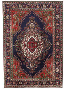  204X291 Tabriz Rug Black/Dark Red Persia/Iran Carpetvista