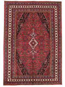 Tapete Oriental Mehraban 210X300 Preto/Vermelho Escuro (Lã, Pérsia/Irão)