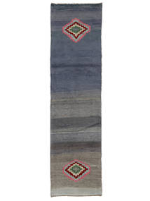 70X272 絨毯 Moroccan Berber - Afghanistan モダン 廊下 カーペット ブラック/ダークグレー (ウール, アフガニスタン) Carpetvista