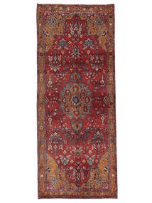 絨毯 ナナディ 117X288 廊下 カーペット ダークレッド/ブラック (ウール, ペルシャ/イラン)