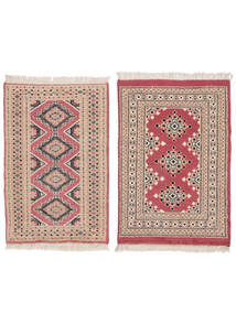  Pakistan Bokhara 2Ply Rug 60X92 Wool Brown/Dark Red Small Carpetvista