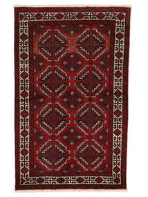  Persialainen Beluch Matot Matto 120X193 Musta/Tummanpunainen (Villa, Persia/Iran)