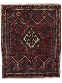 Afshar Shahre Babak Teppich 112X137 Schwarz/Braun Wolle, Persien/Iran Carpetvista
