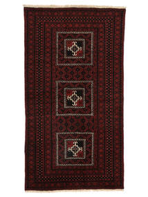  Baluch Rug 120X215 Persian Wool Black/Dark Red Small 