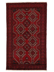  Perzisch Beluch Vloerkleed 127X218 Zwart/Donkerrood (Wol, Perzië/Iran)