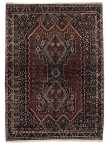  Persialainen Afshar Shahre Babak Matot 130X180 Musta/Ruskea Carpetvista