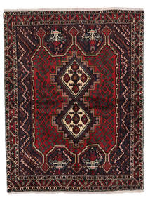 140X180 Alfombra Oriental Afshar Shahre Babak Negro/Rojo Oscuro (Lana, Persia/Irán) Carpetvista