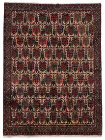 155X207 絨毯 オリエンタル アフシャル Shahre Babak ブラック/ダークレッド (ウール, ペルシャ/イラン) Carpetvista