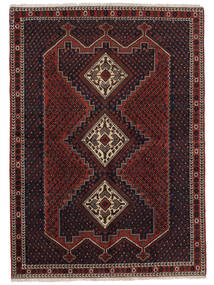 154X217 絨毯 オリエンタル アフシャル Shahre Babak ブラック/茶色 (ウール, ペルシャ/イラン) Carpetvista