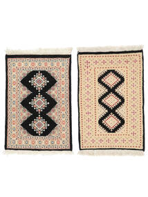  60X90 Medaillon Klein Pakistan Buchara 2Ply Teppich Wolle, Carpetvista