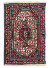 100X150 Tappeto Bidjar Orientale Nero/Rosso Scuro (Lana, Persia/Iran) Carpetvista