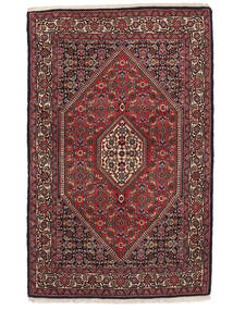 90X140 Tapis D'orient Bidjar Noir/Rouge Foncé (Laine, Perse/Iran) Carpetvista