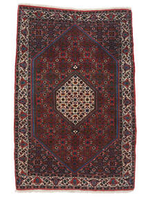 絨毯 ビジャー 115X180 ブラック/ダークレッド (ウール, ペルシャ/イラン)