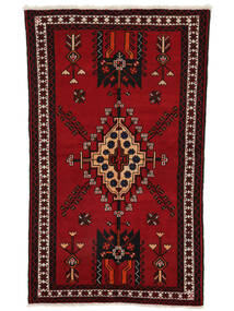  Persian Hamadan Rug 118X202 Black/Dark Red Carpetvista
