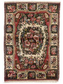  106X150 Bakhtiar Collectible Teppe Svart/Mørk Rød Persia/Iran 