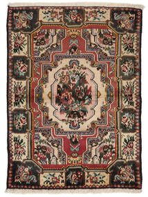113X155 Bakhtiar Collectible Matot Matto Itämainen Musta/Tummanpunainen (Villa, Persia/Iran) Carpetvista
