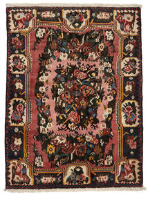 122X163 Bakhtiar Collectible Teppe Orientalsk Svart/Mørk Rød (Ull, Persia/Iran)
