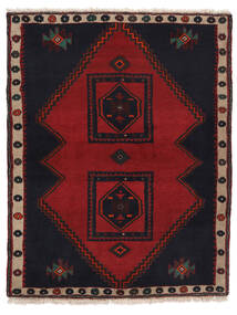 絨毯 オリエンタル クラルダシュト 113X146 黒/深紅色の (ウール, ペルシャ/イラン)