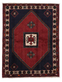 絨毯 ペルシャ クラルダシュト 150X194 ブラック/ダークレッド (ウール, ペルシャ/イラン)