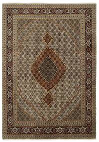 絨毯 タブリーズ 40 Mahi 205X292 茶色/ブラック (ウール, ペルシャ/イラン)