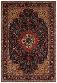  Oriental Tabriz 40 Rug 202X292 Black/Brown Wool, Persia/Iran