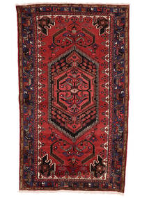  126X218 Zanjan Rug Black/Dark Red Persia/Iran Carpetvista