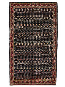 Hamadan Tapis 115X196 Persan De Laine Noir/Marron Petit Hamadan Tapis 115X196 Persan De Laine Noir/Marron Petit