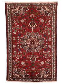  Hamadan Rug 132X205 Persian Wool Dark Red/Black Small Carpetvista