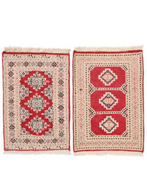  Pakistan Bokhara 2Ply Rug 65X93 Wool Orange/Dark Red Small Carpetvista