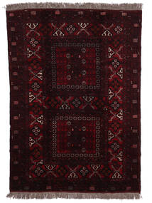 絨毯 オリエンタル アフガン Khal Mohammadi 156X218 ブラック/茶色 (ウール, アフガニスタン)