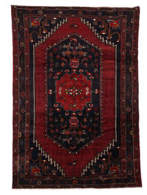 絨毯 ペルシャ クラルダシュト 200X300 ブラック/ダークレッド (ウール, ペルシャ/イラン)