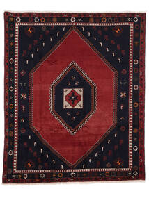 202X245 絨毯 クラルダシュト オリエンタル ブラック/ダークレッド (ウール, ペルシャ/イラン) Carpetvista