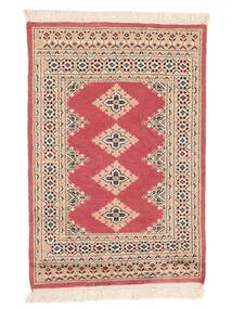 絨毯 パキスタン ブハラ 2Ply 78X116 茶色/ダークレッド (ウール, パキスタン)
