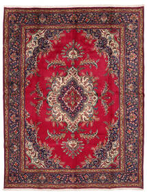 Dywan Orientalny Tebriz 309X394 Ciemnoczerwony/Brunatny Duży (Wełna, Persja/Iran)