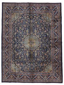  Persian Sarouk Rug 292X388 Black/Brown Carpetvista