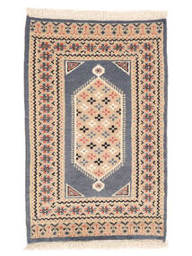 絨毯 オリエンタル パキスタン ブハラ 2Ply 76X119 茶色/ベージュ (ウール, パキスタン)