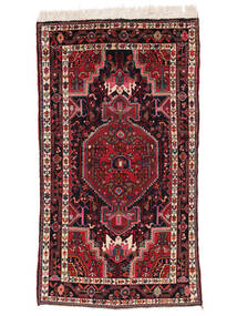  Persialainen Toiserkan Matot Matto 121X220 Musta/Tummanpunainen (Villa, Persia/Iran)
