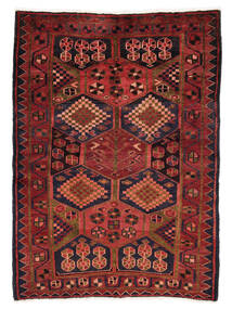 絨毯 ロリ 131X178 ダークレッド/ブラック (ウール, ペルシャ/イラン)