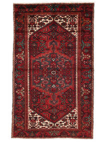  123X205 Zanjan Teppe Svart/Mørk Rød Persia/Iran Carpetvista