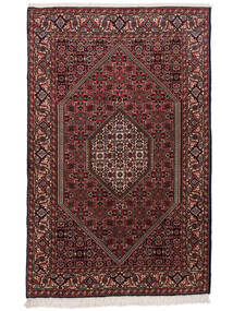 103X163 Alfombra Bidjar Oriental Negro/Rojo Oscuro (Lana, Persia/Irán) Carpetvista