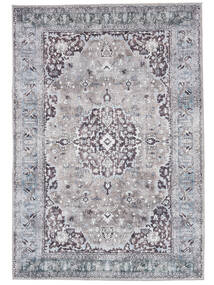 Gina Oriental Washable 200X300 Grey/Beige Medallion Cotton Rug