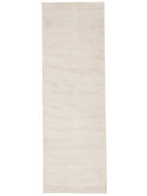  100X300 Plain (Single Colored) Small Memphis Rug - Cream White