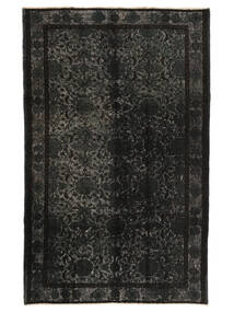 183X292 絨毯 Colored Vintage - Turkiet モダン ブラック (ウール, トルコ) Carpetvista