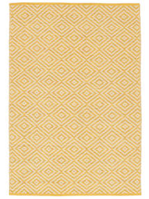 Kitchen Rug Solveig 140X200 Cotton Yellow/White