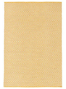 Solveig Washable 160X230 Yellow/White Cotton Rug