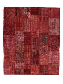 250X300 Tapete Patchwork - Turkiet Moderno Vermelho Escuro/Preto Grande (Lã, Turquia) Carpetvista