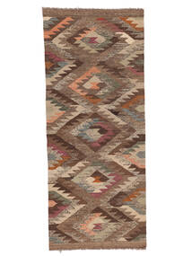 Kilim Ariana Trend Rug 81X196 Runner
 Brown/Orange Wool, Afghanistan Carpetvista