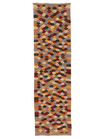  Kilim Ariana Trend Rug 81X292 Wool Brown/Dark Red Small Carpetvista