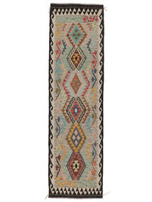  Kilim Afghan Old Style Tappeto 82X292 Di Lana Marrone/Arancione Piccolo Carpetvista